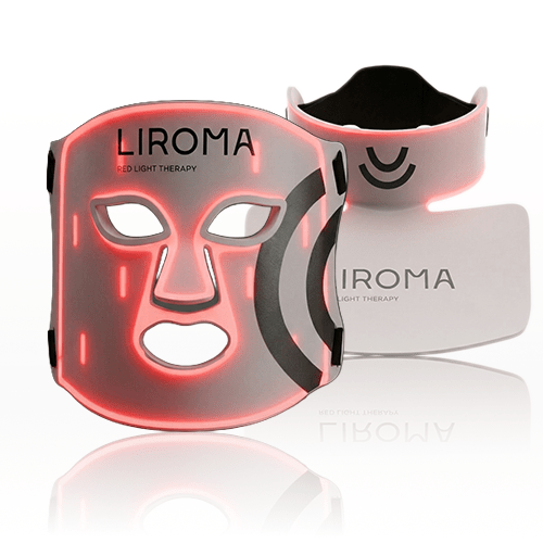 LIROMA GLOW® LED - Light Therapy Facial Mask with Infrared & Red Light Therapy